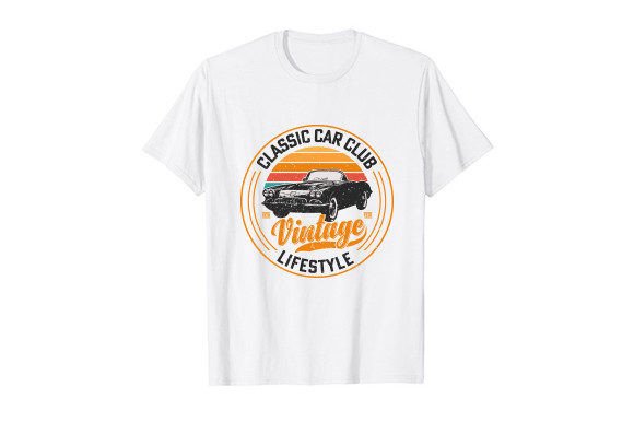 Classic Car Graphics for T-Shirt Designs