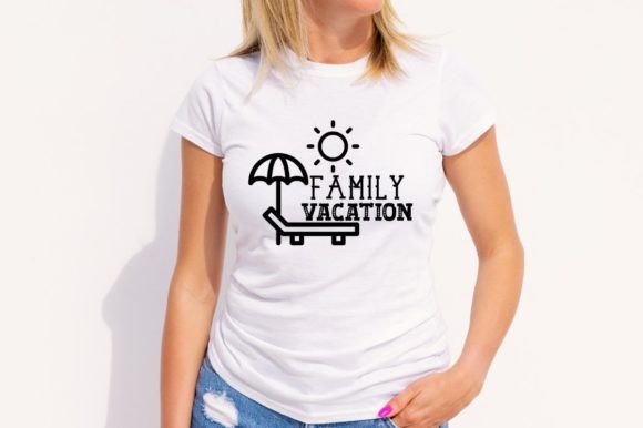 FAMILY VACATION SVG: Graphics for T-Shirt Designs
