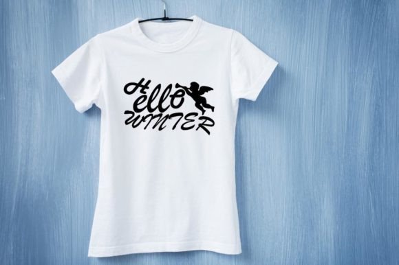 Hello Winter Graphics: T-Shirt Designs for Blogs
