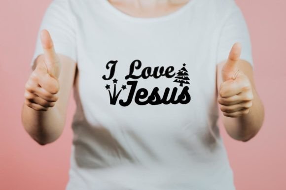I Love Jesus Graphics for T-Shirt Designs