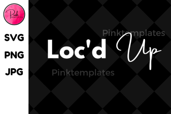 Locd Up Hair Graphic for T-Shirt Designs