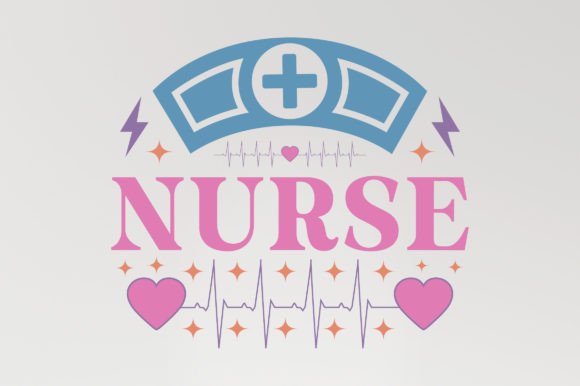 Nurse SVG Sublimation Graphic T-Shirt: Graphics & T-Shirt Designs