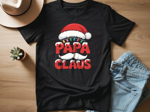 Papa Claus Graphics for T-Shirt Designs
