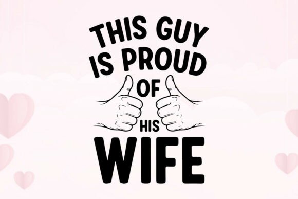 Proud Husband Thumbs Up Graphic Art for T-Shirt Designs