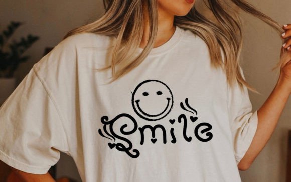 Smile Svg Modern Funny Graphic Design for Graphics